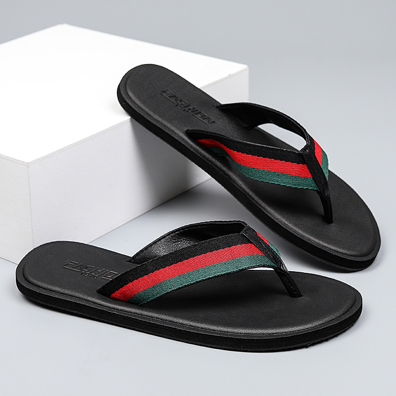 Men Shoes Ecco - 남성용 소프트 솔 플립플롭 미니멀리스트 패션