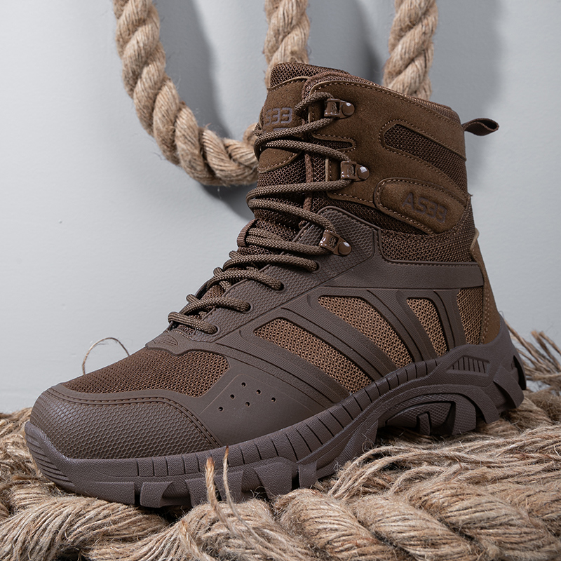 Hiking Boot Waterproof - 남성 전술 부츠 레이스업 사막 군사