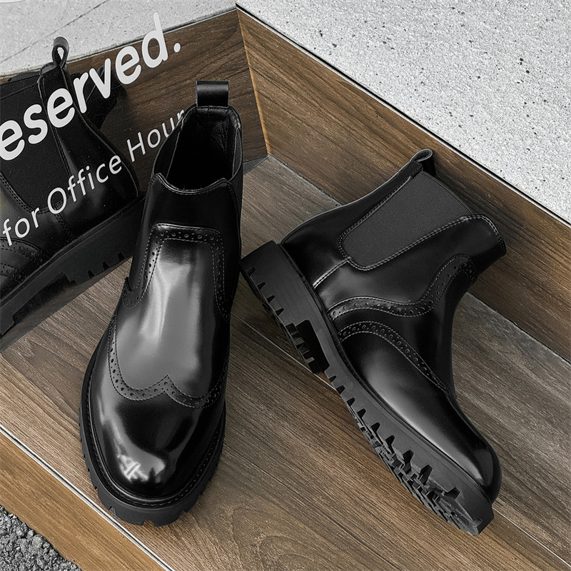 Men'S Shoes Brogues - 빅 사이즈 남성 패션 파티 프롬