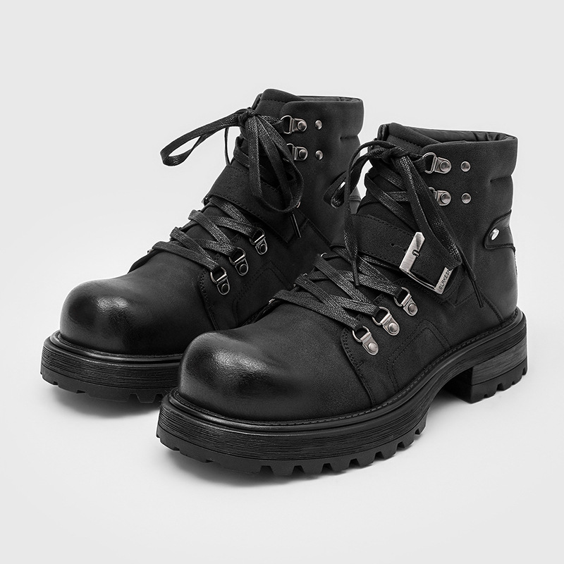 Winter Boot Insulated - 브랜드 남성 가죽 부츠 오토바이 스노우