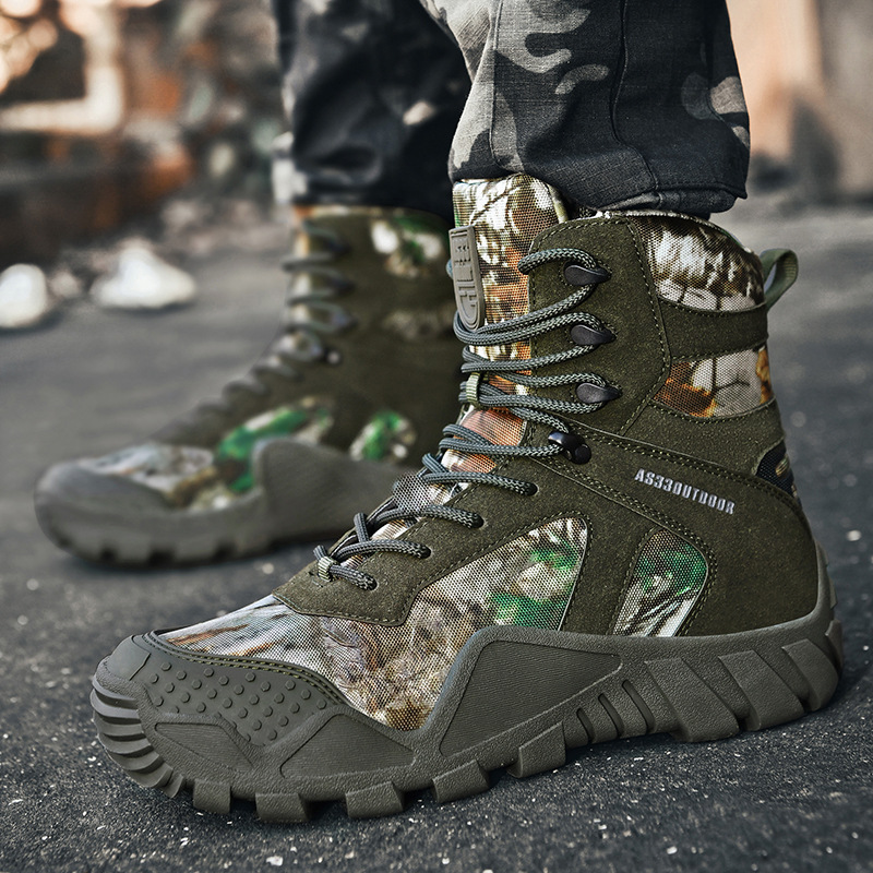 Hiking Boot Waterproof - 남성 부츠 레이스업 방수 등산 하이킹