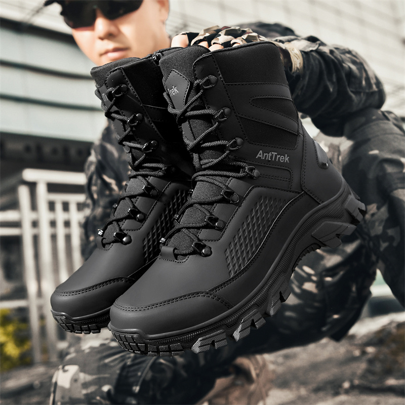 Hiking Boot Waterproof - 남성용 와일드 트레이닝 부츠 사계절용 하이탑