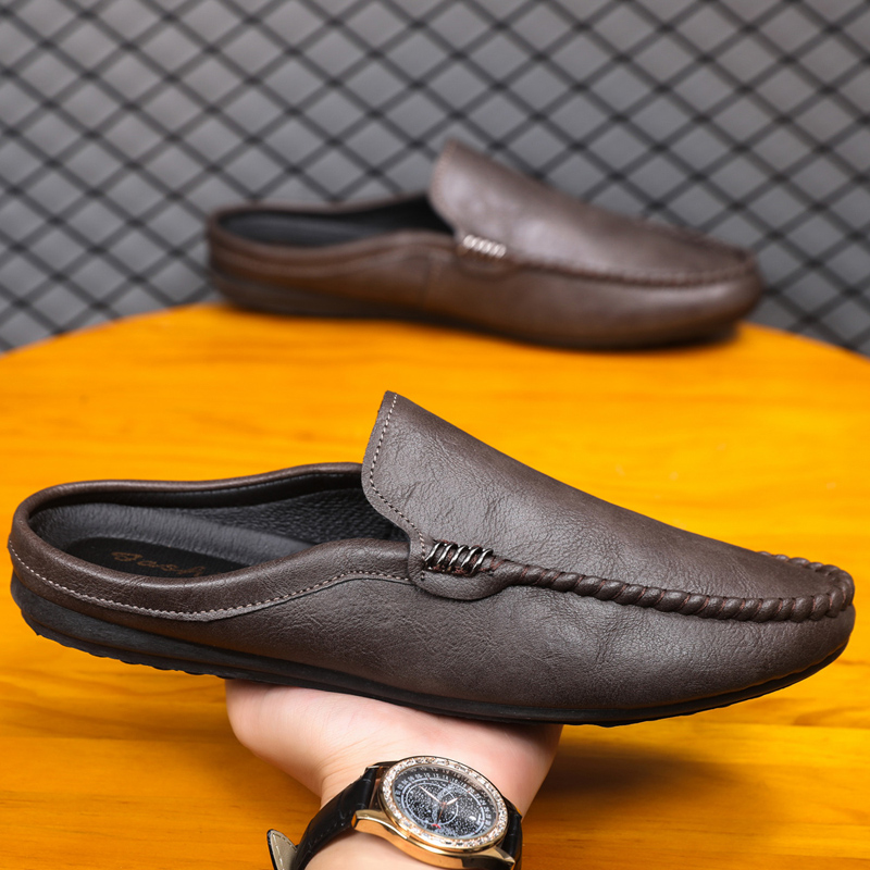 Men'S Shoes For Sale - 남성용 하프 슈즈, 편안한 PU 가죽
