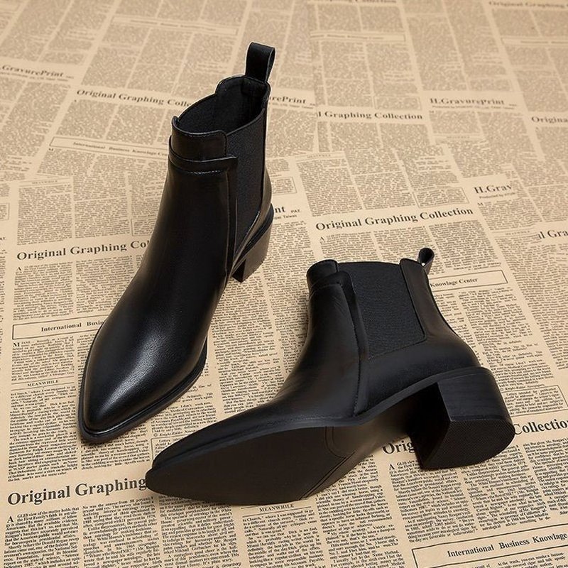 Winter Boot Insulated - 여성용 겨울 플리스 안감 첼시 부츠