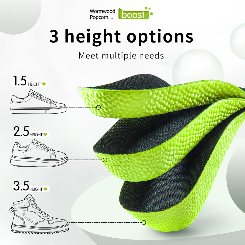 Men Shoes Size Chart - 남녀공용 메모리폼 키높이 깔창, 평발 아치