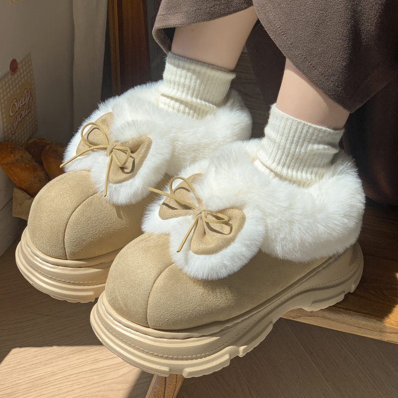 여성용 따뜻한 인조 퍼 플러피 슬리퍼 겨울 플랫폼 신발 - Winter Boot Insulated 리뷰 및 가격