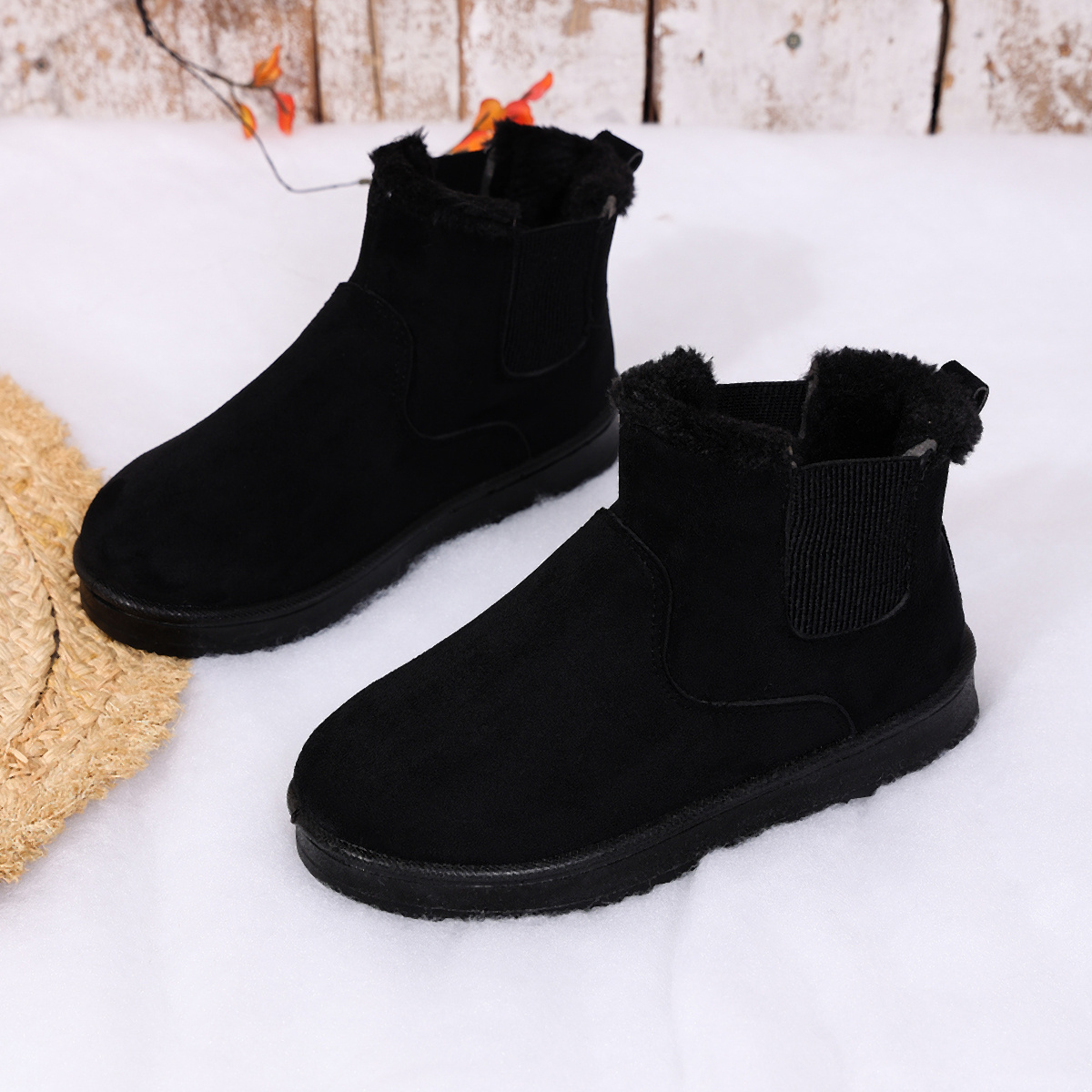 여성용 프린지 슬립온 앵클 부츠, 트렌디하고 편안한 겨 - Winter Boot Insulated 리뷰 및 가격
