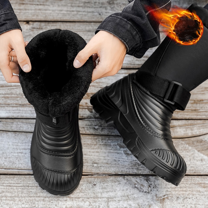 가을과 겨울을 위한 남성용 새 스노우 부츠, 양털 안감 - Winter Boot Insulated 리뷰 및 가격