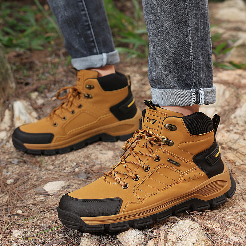 새로운 가을 남성 부츠 패션 야외 하이킹 부츠 방수 가 - Hiking Boot Waterproof 리뷰 및 가격