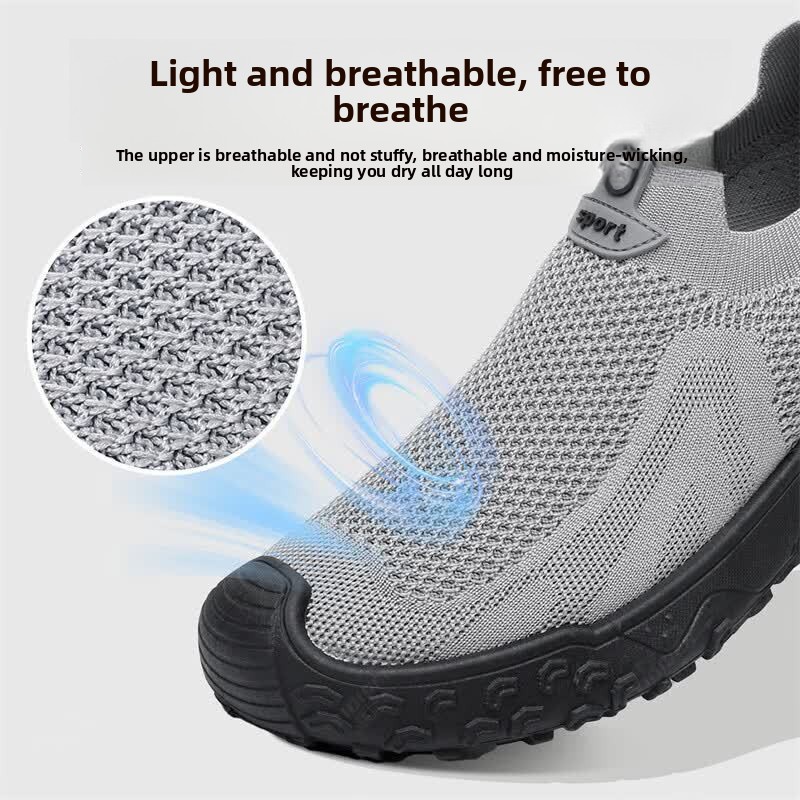 여름 남성 캐주얼 신발 탄성 슬립온 디자인 충돌 방지  - Men Shoes Ecco 리뷰 및 가격