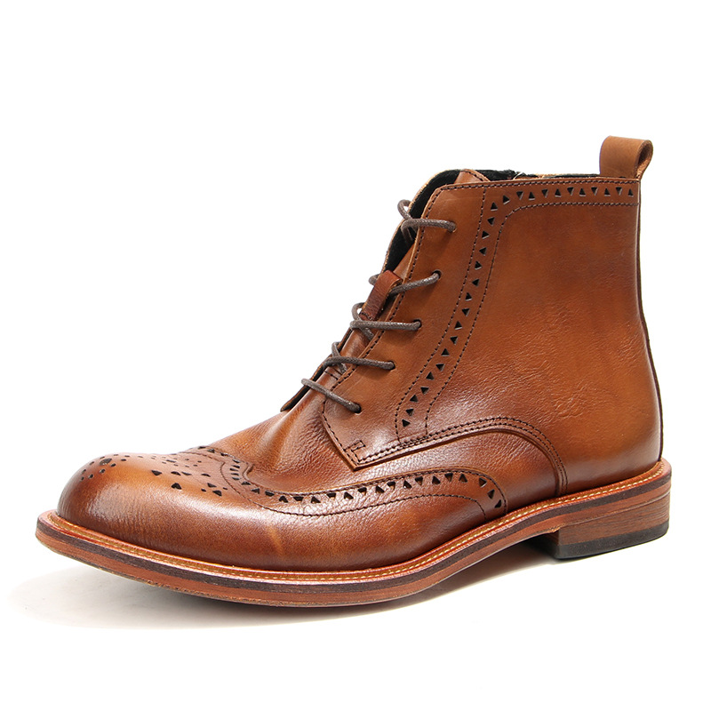 빈티지 남성 발목 첼시 부츠 럭셔리 정품 가죽 2025 - Men'S Shoes Brogues 리뷰 및 가격