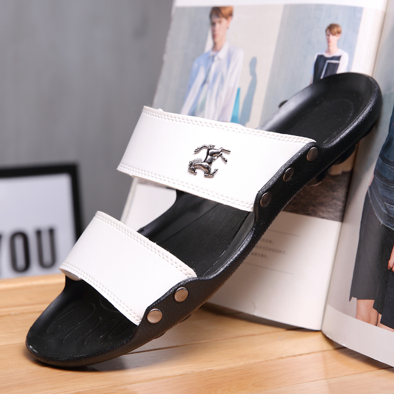 HKDQ 남성용 디자이너 슬리퍼, 블루 라이트 플랫 슬 - Men'S Shoes For Sale 리뷰 및 가격