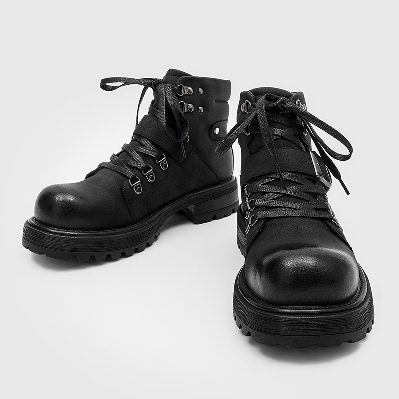 브랜드 남성 가죽 부츠 오토바이 스노우 카우보이 플랫  - Winter Boot Insulated 리뷰 및 가격