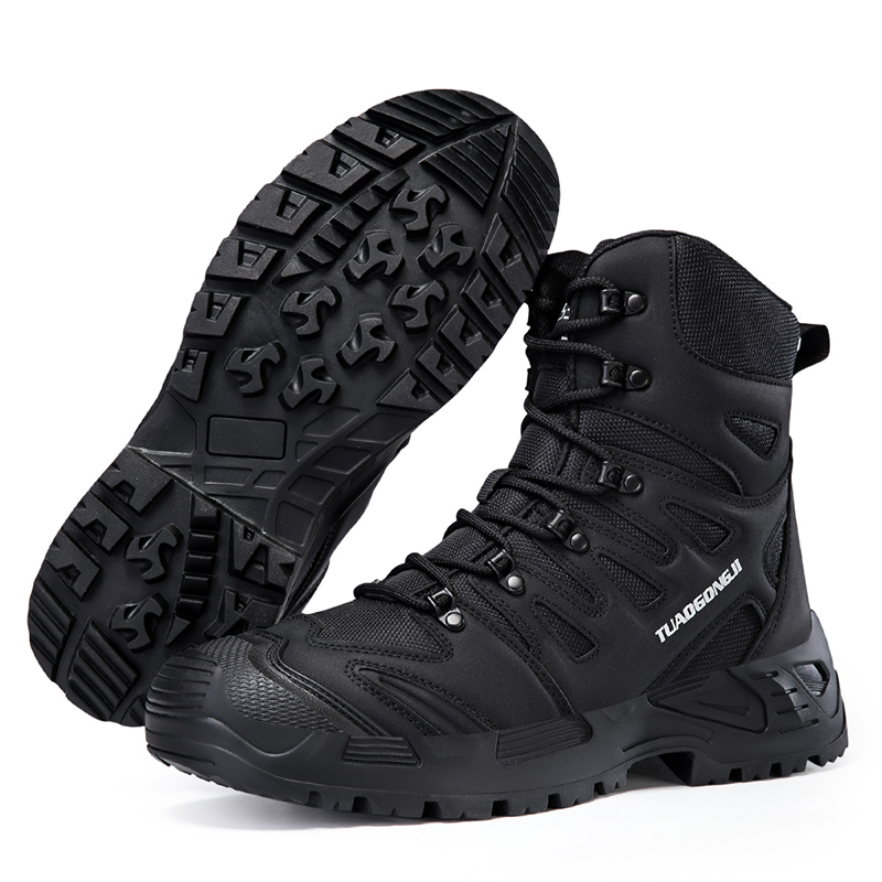 남성용 야외 하이킹 전술 부츠 발목 사막 부츠 스포츠  - Hiking Boot Waterproof 리뷰 및 가격