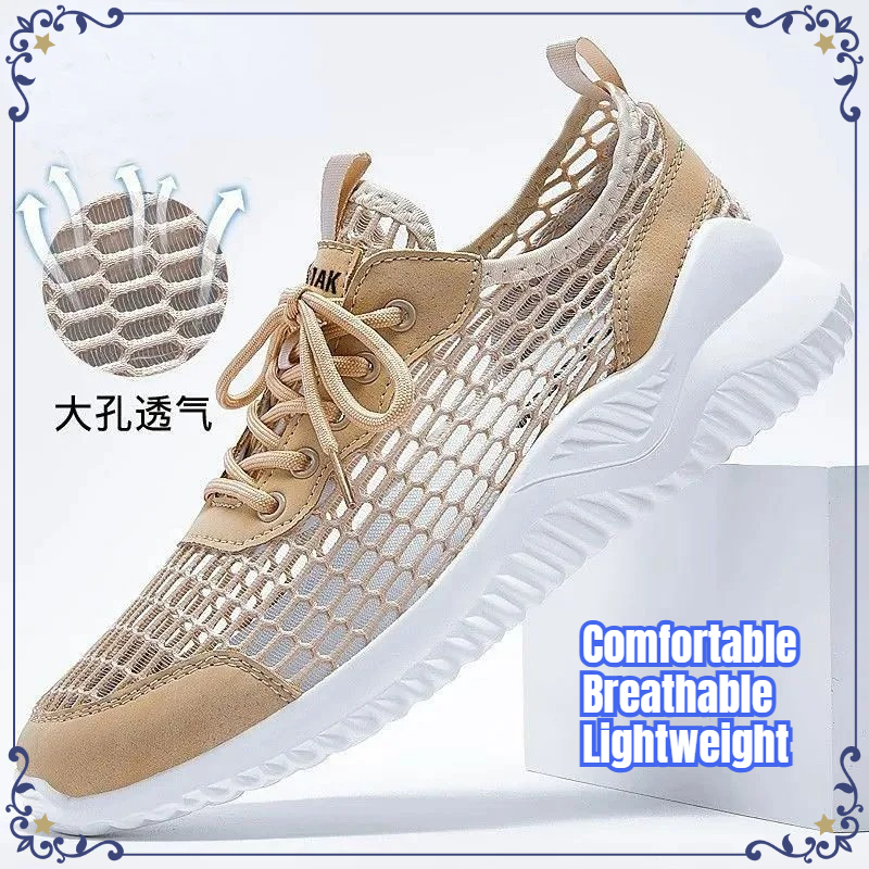 새로운 여름 남성 속이 빈 메쉬 신발 통기성 경량 캐주 - Men'S Shoes Brogues 리뷰 및 가격