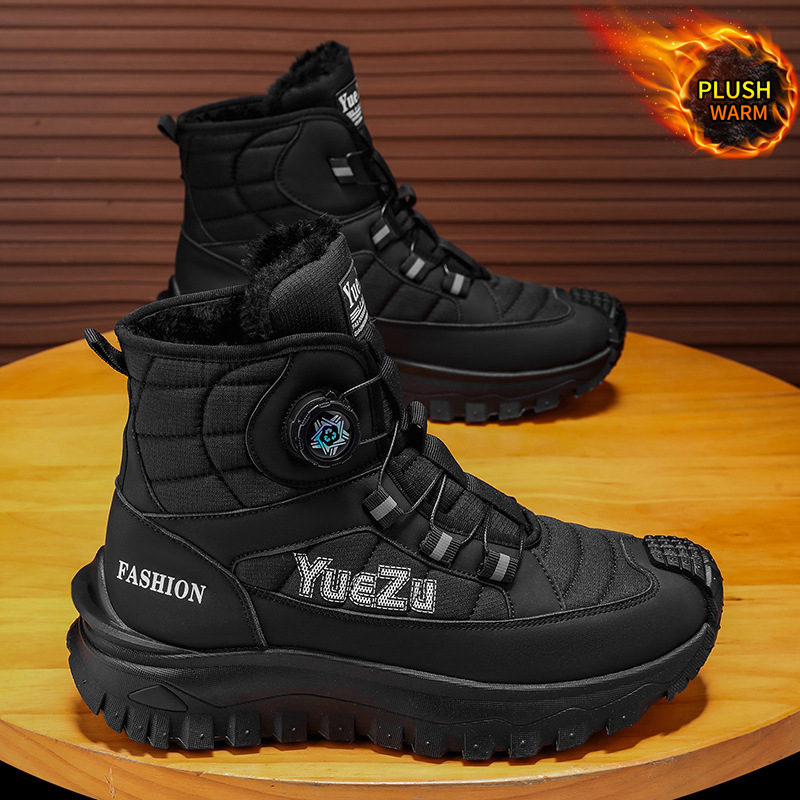 큰 사이즈 남성용 겨울 스노우 부츠 하이탑 양털 안감  - Hiking Boot Waterproof 리뷰 및 가격