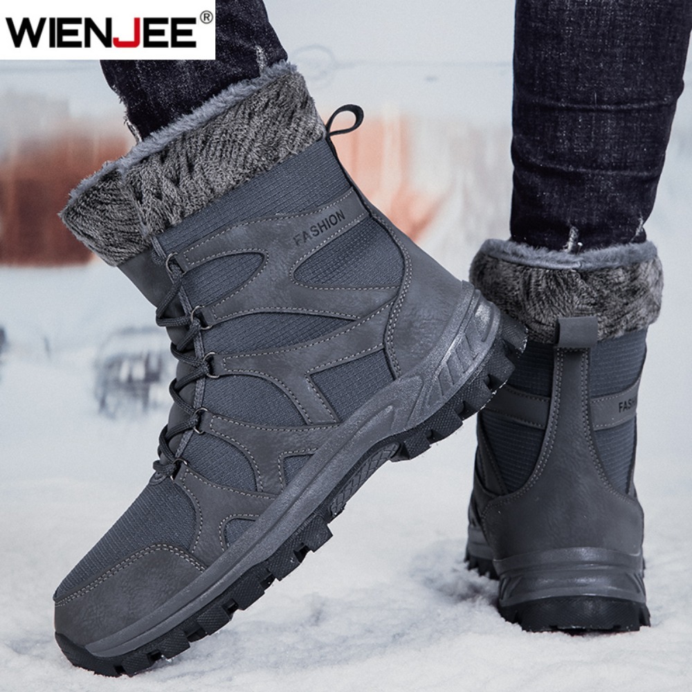 브랜드 남성 겨울 신발 방수 남성 부츠 따뜻한 플러시  - Hiking Boot Waterproof 리뷰 및 가격