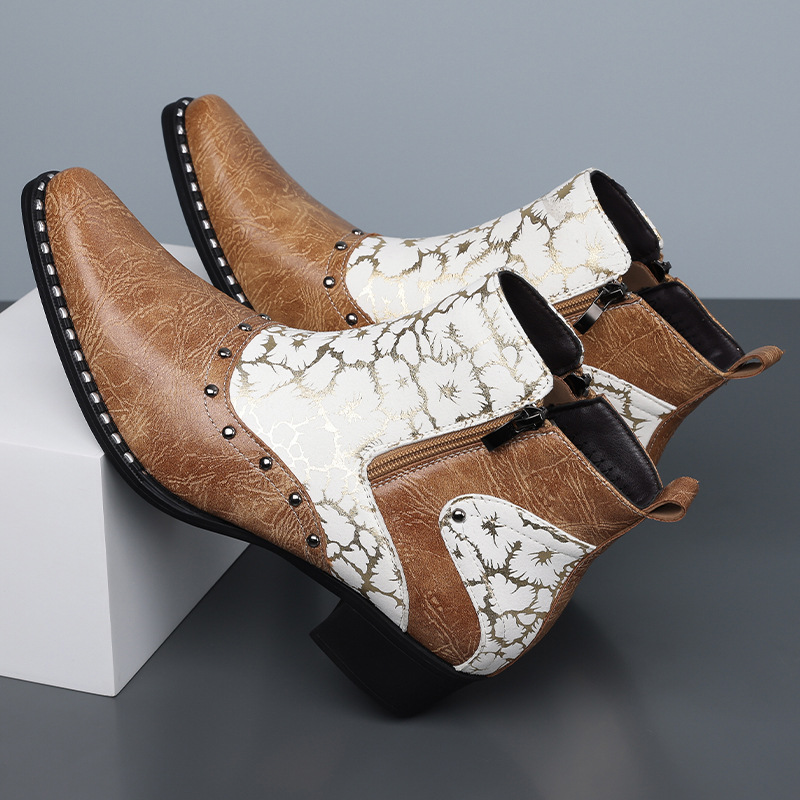 큰 사이즈 남성용 브로그 하이탑 가죽 신발, 남성용 첼 - Men'S Shoes Brogues 리뷰 및 가격
