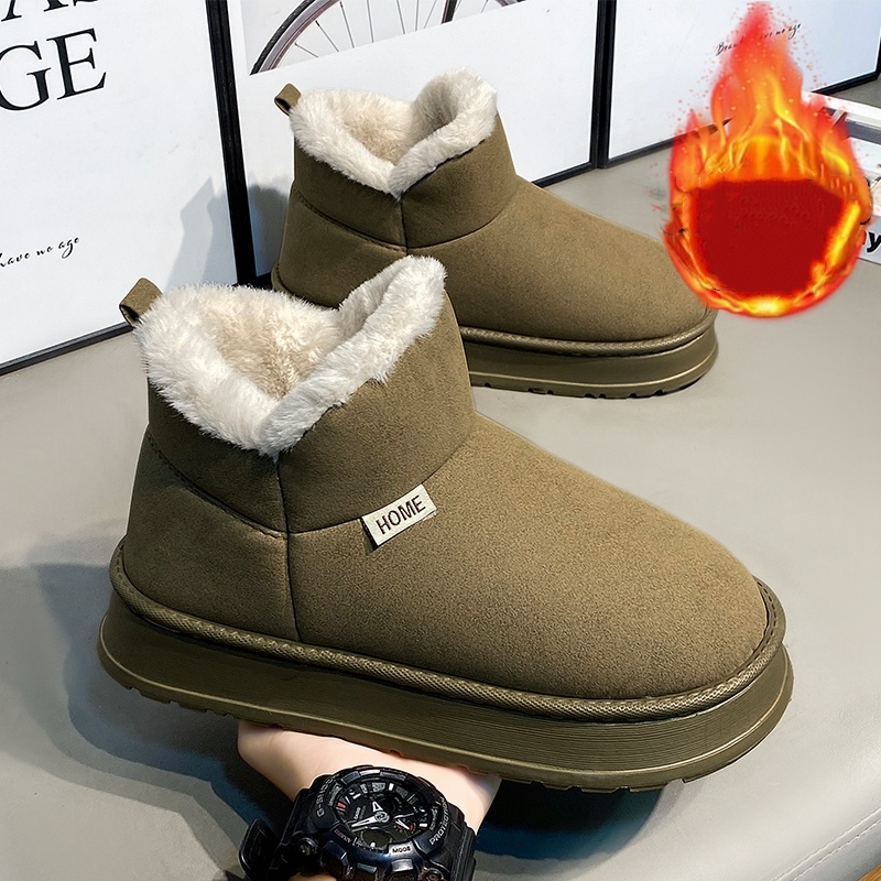 인기 있는 가을 및 겨울용 플리스 안감 따뜻한 커플 스 - Winter Boot Insulated 리뷰 및 가격